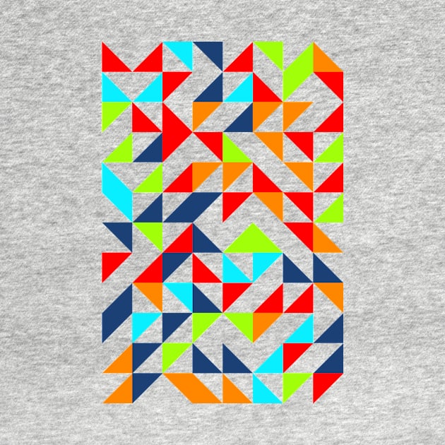 Aesthetic Geometric Pattern - Triangle #2 by Trendy-Now